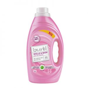 Detergent rufe lichid BURTI pentru tesaturi speciale din Lana si Matase 1.45L